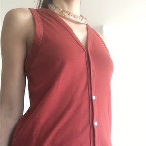 American Apparel rib vest